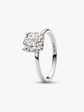 Pandora Era 14k White Gold Lab-grown Diamond Ring
